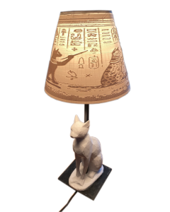 Lampe chat &eacute;gyptien
